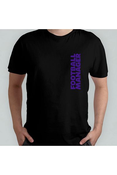 Pixxa Football Manager 2024 - FM 2024 100% Cotton Crew Neck T-Shirt Μοντέλο - 8