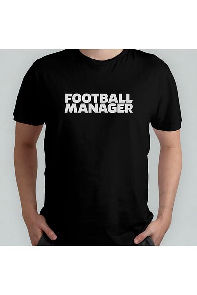 Pixxa Football Manager 2024 - FM 2024 100% Cotton Crew Neck T-Shirt Model - 7