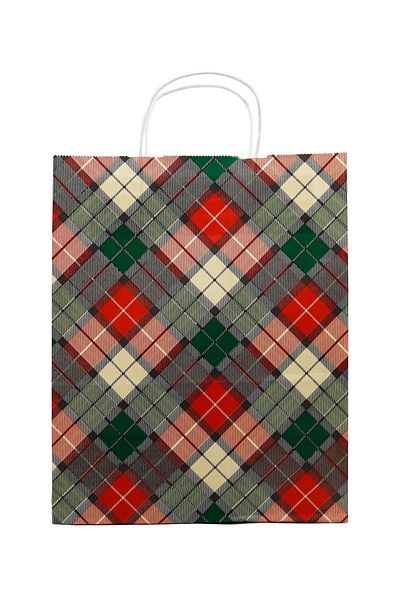 reprodesign New Year's Themed Colorful Spiral Handle Paper Bag 25 x 31 x 12 cm - 2 New Year's Gift Packs