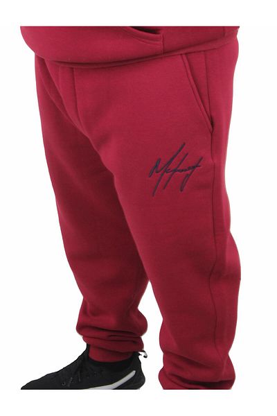 MocGrande Large Size 3 Thread Tracksuit Basic TK710 Claret Red