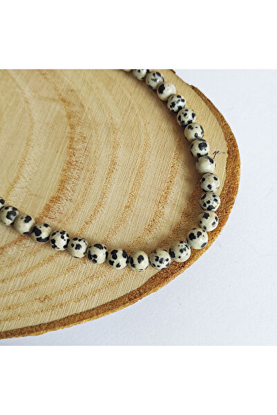 ByKolyeucum 5 قطع 6 ملم قطع الكرة الأرضية حجر جاسبر السمان المثقوب مجموعة الح...