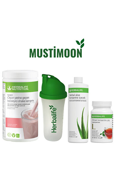 Herbalife MUTLU SET AHUDUDU SHAKE+ALOEVERA+KLASİK 50gr ÇAY
