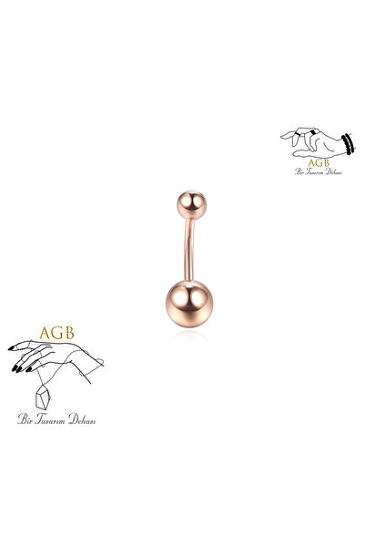 agbtasarım %100 Cerrahi Çelik "sıngle", "lower", "double" Göbek Piercing (tür...