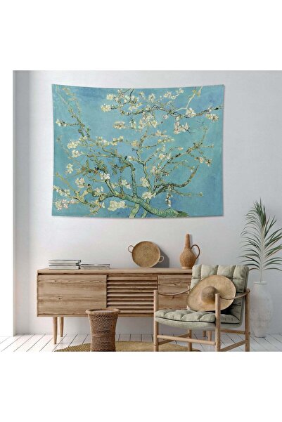 The Lucid Lab Almond Blossoms - Çiçek Açan Badem Ağacı Duvar Örtüsü
