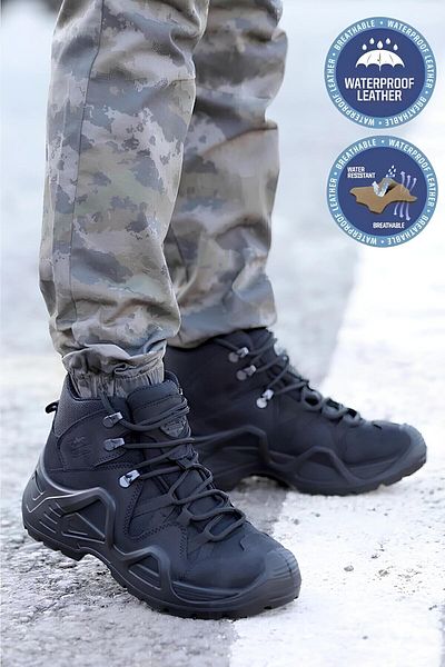 Scooter Δερμάτινες αδιάβροχες ανδρικές μπότες Tactical
