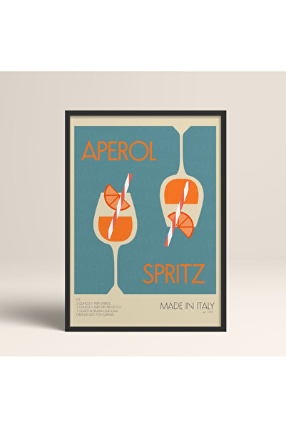 HOMEPACK Pictură unică înrămată Cocktail Series Modern Poster Painting TK/135