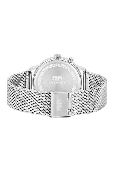 Rhodenwald & Söhne Multifunktions Herren Multifunktionsuhr silber Edelstahl silber