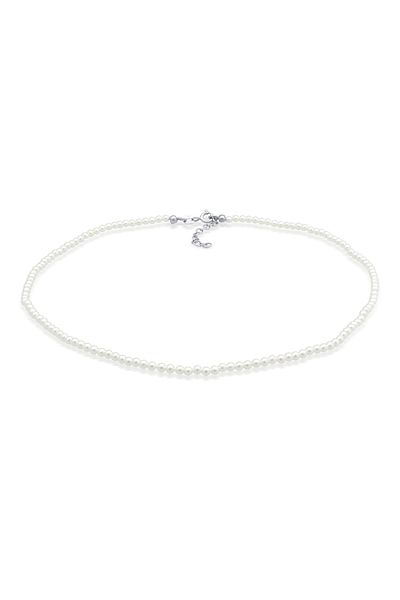 ELLI Halskette Choker Muschelkernperlen 925 Silber