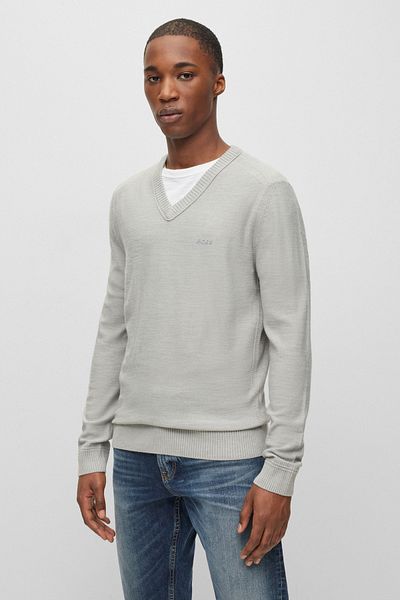 Grey boss sweatshirt deals