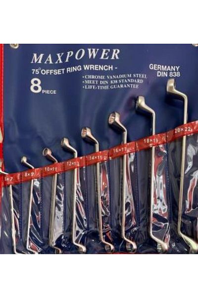 Maxpower Set Star Key Sets 8 Pieces Product Cloth Bag Made In Taıwan