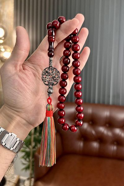 dergah tesbih Special Kazaz Design - Squeezed Amber