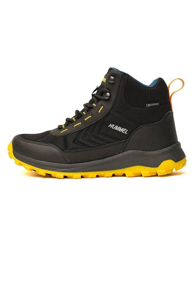hummel 900407 -2594 Hummel Hml Lemos High Unisex Αθλητικά Παπούτσια ΜΑΥΡΟ/ΚΙΤΡΙΝΟ ΚΡΕΜΑ