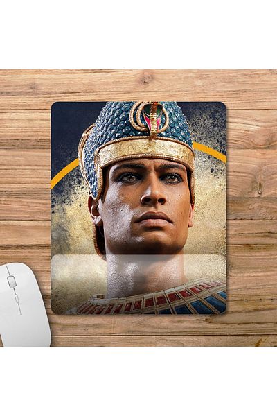 Pixxa Total War: موديل لوحة ماوس PHARAOH مع مسند للمعصم - 1