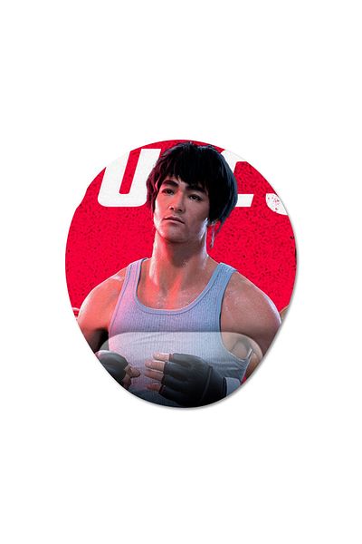 Pixxa موديل لوحة الماوس EA Sports UFC 5 مع مسند للمعصم - 2 بيضاوي