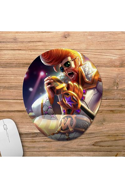 Pixxa Mobile Legends - موديل لوحة ماوس تعمل بالطاقة الشمسية - 3 بيضاوي