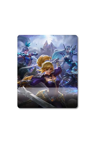 Pixxa Mobile Legends - موديل لوحة ماوس مع مسند للمعصم من Eudora - 4