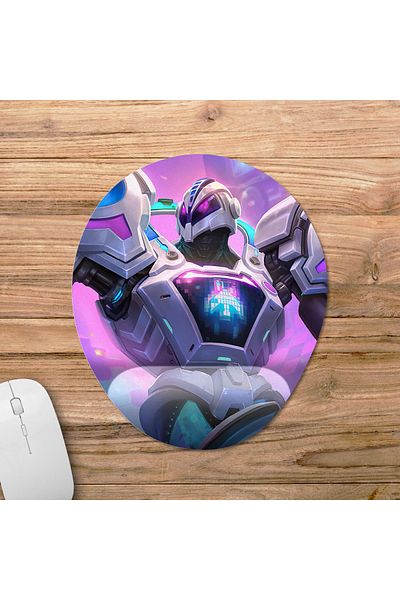 Pixxa Mobile Legends - موديل لوحة ماوس Uranus مع دعم للمعصم - 4 بيضاوي
