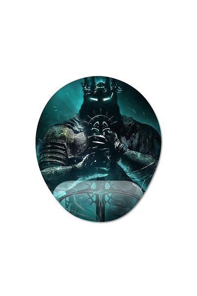 Pixxa نموذج لوحة الماوس Lords of the Fallen مع دعم المعصم - 2 بيضاوي