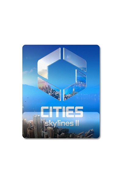 Pixxa المدن: Skylines 2 نموذج لوحة الماوس مع دعم المعصم - 1