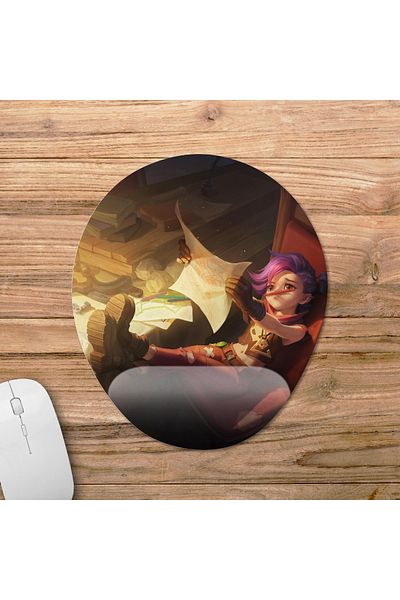 Pixxa Mobile Legends - موديل لوحة ماوس Ixia بمساعدة المعصم - 2 بيضاوي