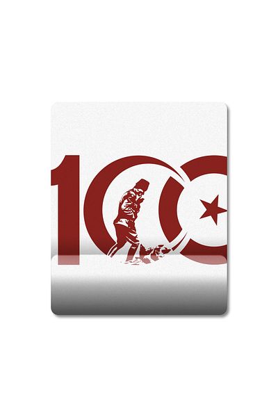 Pixxa تركيا - 100. الجمهوريةالعام - 29 أكتوبر 2023 موديل لوحة الماوس مع دعم المعصم - 2
