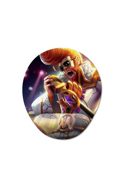 Pixxa Mobile Legends - موديل لوحة ماوس تعمل بالطاقة الشمسية - 3 بيضاوي
