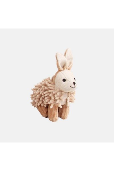 Pawise Dog Molar Toy Rabbit Dog Toy Brown