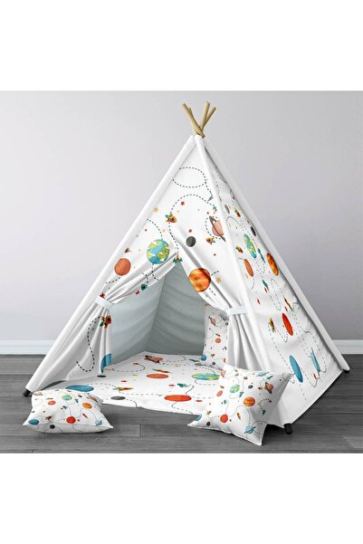 Lina Bebek, Çocuk Odası Minderli/Mindersiz Oyun Evi, Çadır Model 00205