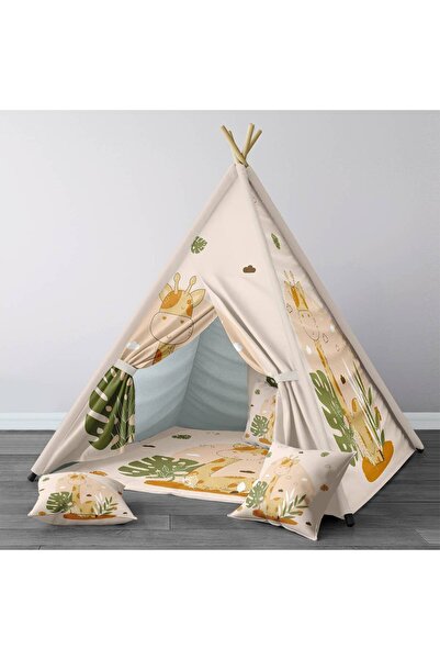Lina Bebek, Çocuk Odası Minderli/Mindersiz Oyun Evi, Çadır Model 00303