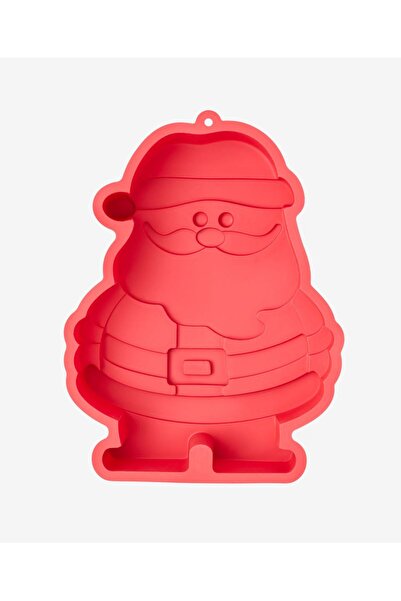 QUEEN AKSESUAR İthal lüks yeni yıl yılbaşı Noel baba büyük silikon kek pasta ...