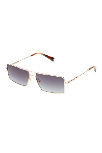 Hermossa HM 1630 C2 Rectangular Rose Gold Unisex Sunglasses