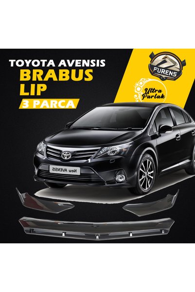 Furens Toyota Avensis 2015-2018 Uyumlu Brabus Ön Lip 3 Parça Kanatlı Lip