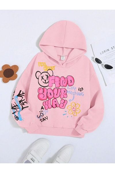 Machetta Boy Find Your Printed Oversize φούτερ με κουκούλα Hoodie