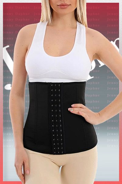 Jenny Daphne Strapless Maternity Corset Waist Support Firming Postpartum Strapless Latex Corset PF5002