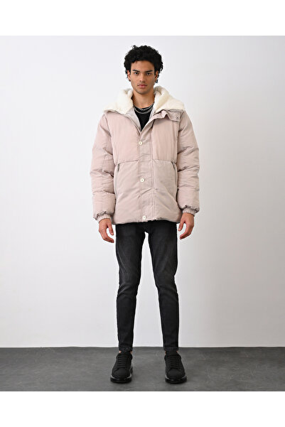 MARRAKECH Kürk Başlıklı, Kapüşonlu,su Geçirmez Mont Oversize Model