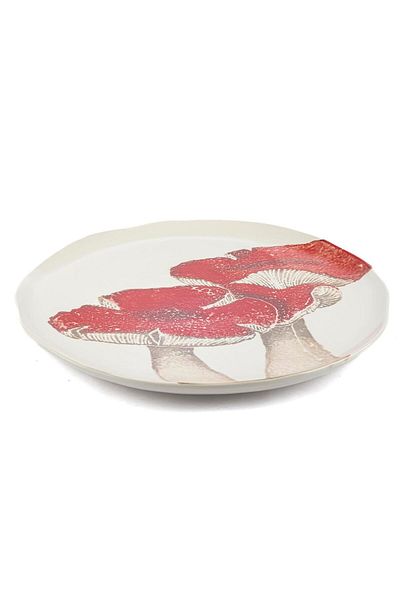 Mikasa Moor Amorphous Red Ceramic Plate 29cm