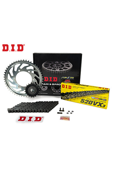 Genel Markalar DID Zincir Dişli Seti Yamaha Yzf R25 (250 Cc) (2015-2022) / Zi...