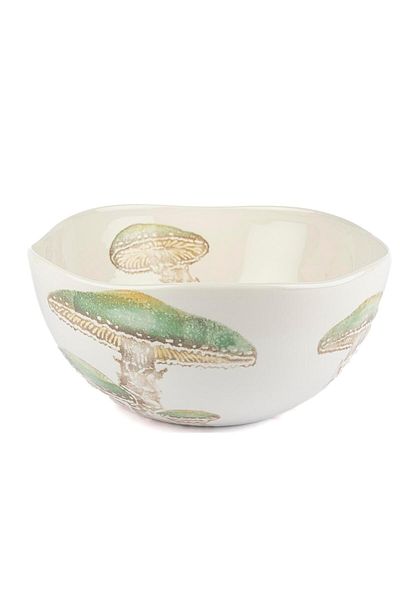 Mikasa Moor Amorphous Green Mushroom Ceramic Bowl 31x14cm