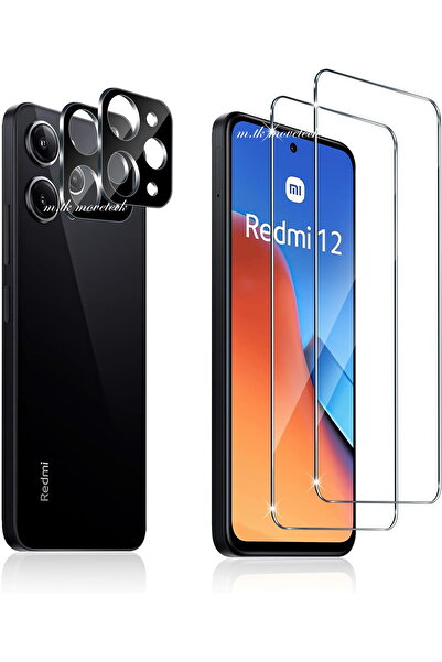 m.tk moveteck Camera Protection Lens Protector Black Glass + 9H Tempered Scre...