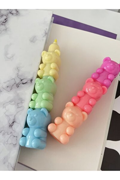 facnspt Ayıcık 5 Renkli Fosforlu Kalem