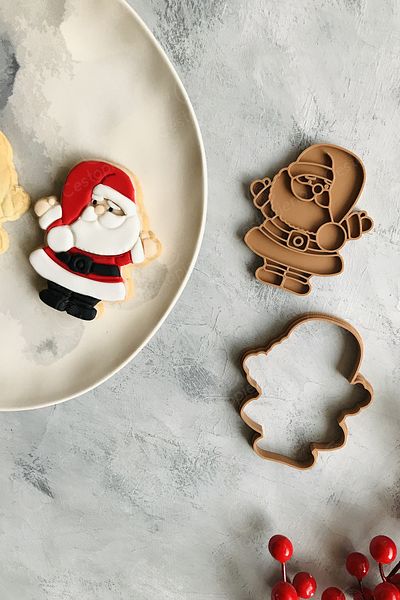 CESTOPİENO Happy Santa Claus Dough Shaper 8X9 cm / Mixed Color - Careful and Recipe Le Send!