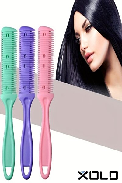 xolo Jiletli Tarak Usturalı Saç Tarağı Saç Usturası Kırık Alma Kazıma Jilet Dahil