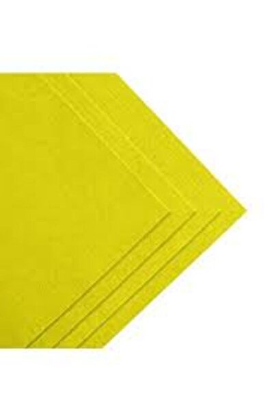 Endüstriyelkesim Kalın Keçe 3mm Kalınlığında 1MT Sarı