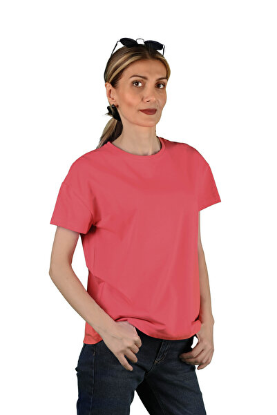 BALİNS Tricou de damă din jerseu simplu, cu mânecă scurtă