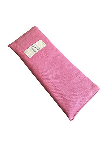 Poros Store Pernă pentru ochi de lavandă - țesătură certificată Oeko-tex cu detaliu de grâu și coajă