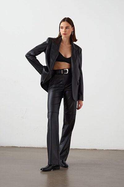 urban focus Leather Palazzo Pants