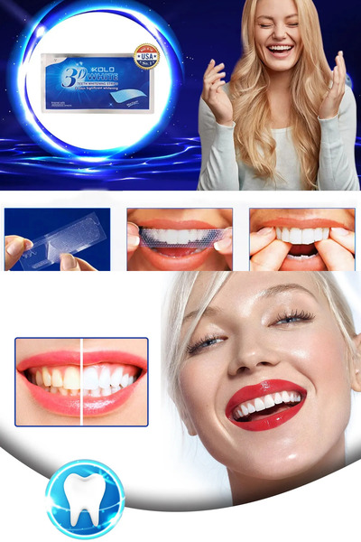 Alright 3D White 5 Adet Diş Beyazlatma Bandı Anında Beyazlama (Teeth Whitening Strip)