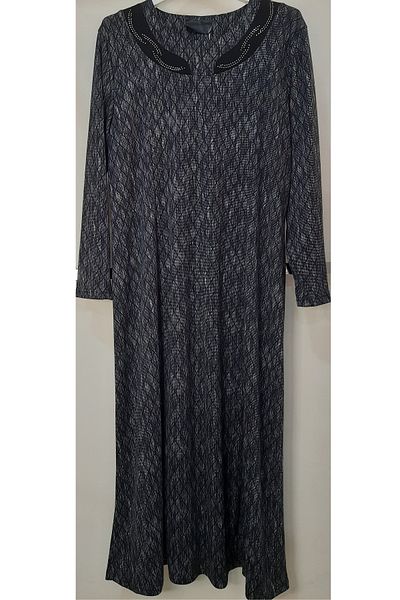 N.Y.YILDIZ STAR MOTHER DRESS ZARA SEASONALY THICK FABRIC STRETCH COMFORTABLE LARGE SIZE NECK ROCKED DRESS