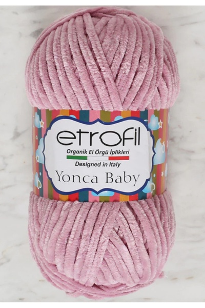 Etrofil yonca baby 5 adet organk kadife ip no 70650
