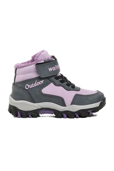 WALKWAY Wlky-Leo-62 Lilac Παιδικές Μπότες εξωτερικού χώρου με γούνα στο εσωτερικό